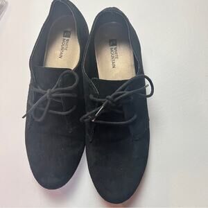 White Mountain Women’s Grin Black Leather Upper Sz 8.5